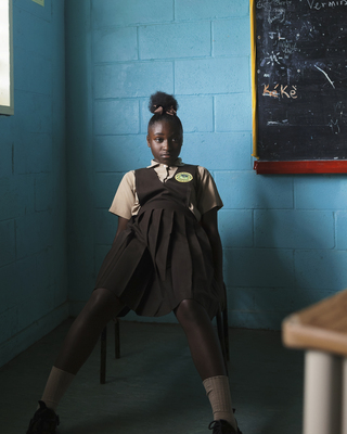 KHYLIE, 13, Gingerland Secondary School, from the series UNIFORM