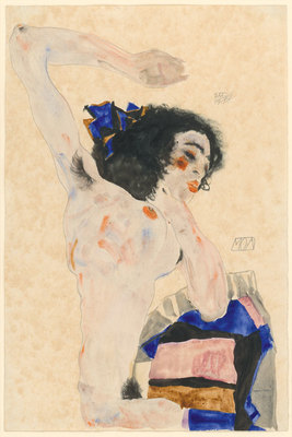 Seated Nude, Three-quarter Length (Moa), 1911