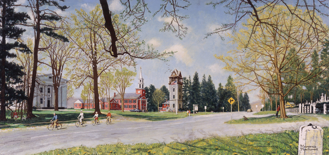 Norman Rockwell’s 78th Spring (Springtime in Stockbridge), 1971