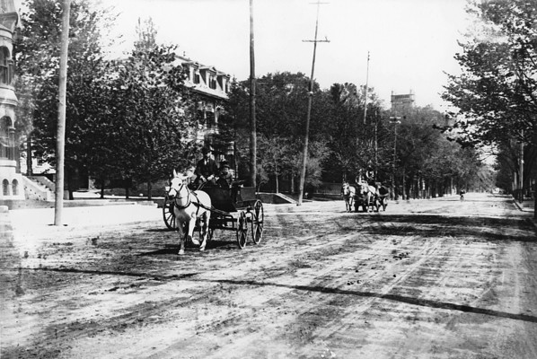 Corner, Sherbrooke and Redpath streets