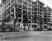 Construction of the Chateau Apartments