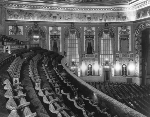 Interior of the Palace Theatre, view from balcony