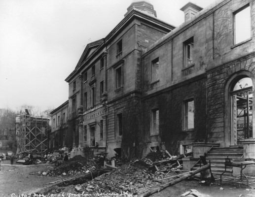 Arts Building under construction