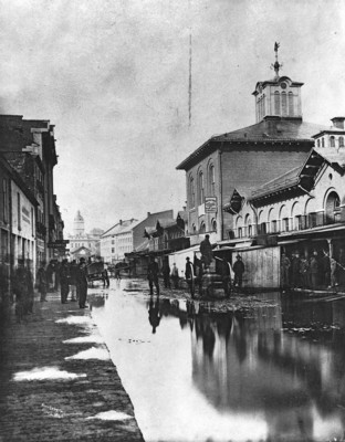 Flood in St. Anne's Market