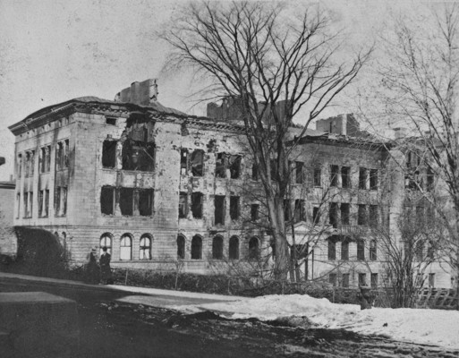 Aftermath of Macdonald Engineering Building fire