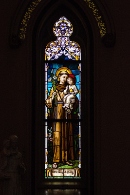 Stained Glass - St Anthony of Padua