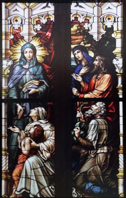 Stained Glass - St Elizabeth Delivering Alms