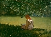 Reading by the Brook, 1879