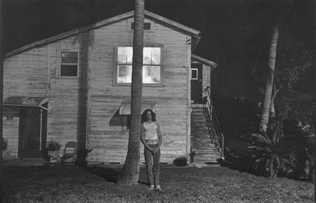 Boy and House at Night–Homestead, Florida
