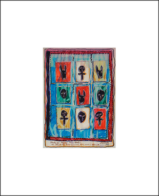Study for African Mask Quilt