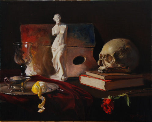 Class Demo: Still Life with Vanitas Symbols