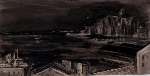 New York Harbor from Montague Terrace, Brooklyn