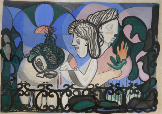 El balcón, 1942