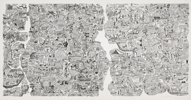 Sketch for World Map from Peace Portfolio